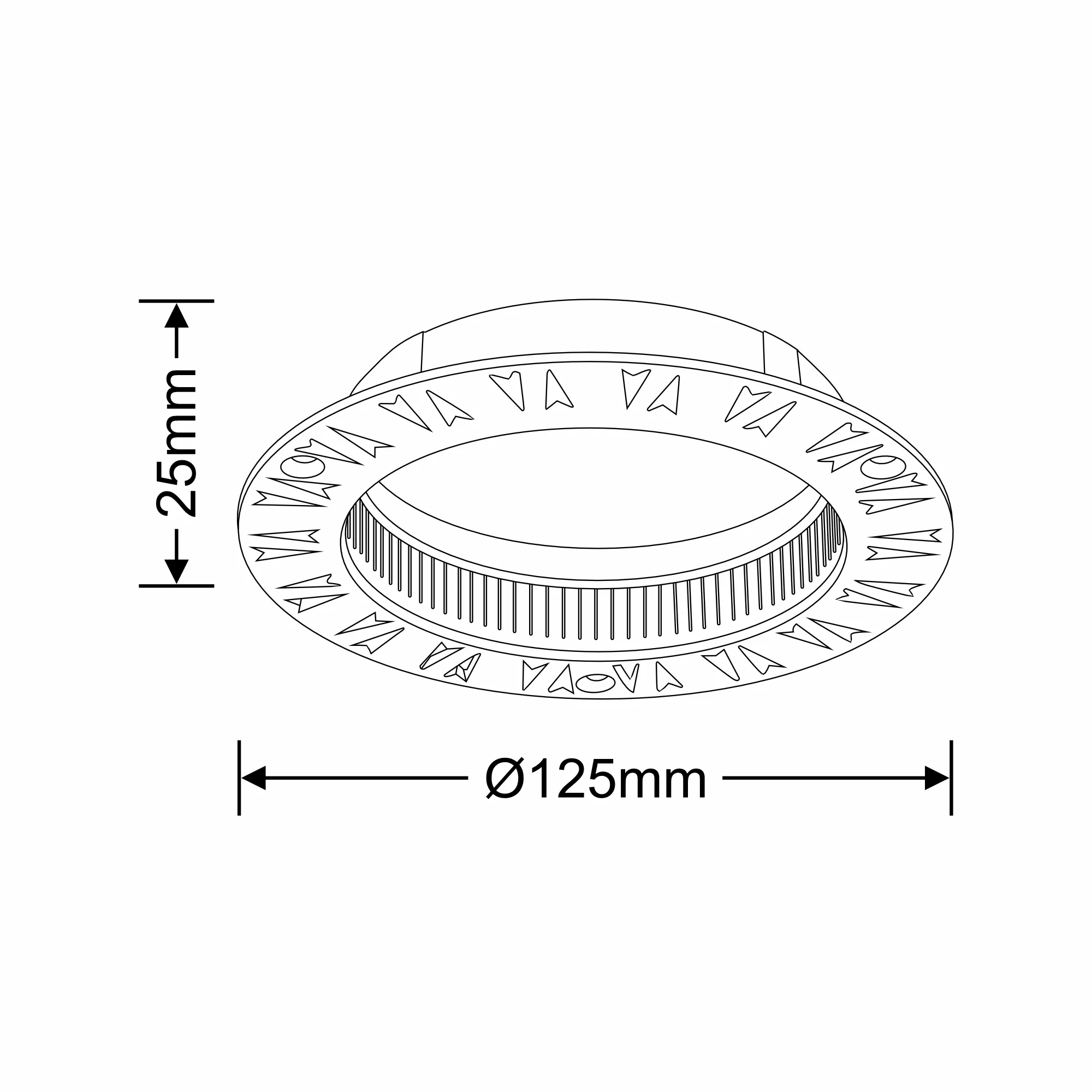 DM205071 Belza 18-20W(400/500mA) )Trimless Recessed Round Adj. Spot light 100lm/W 15°,White and Gu